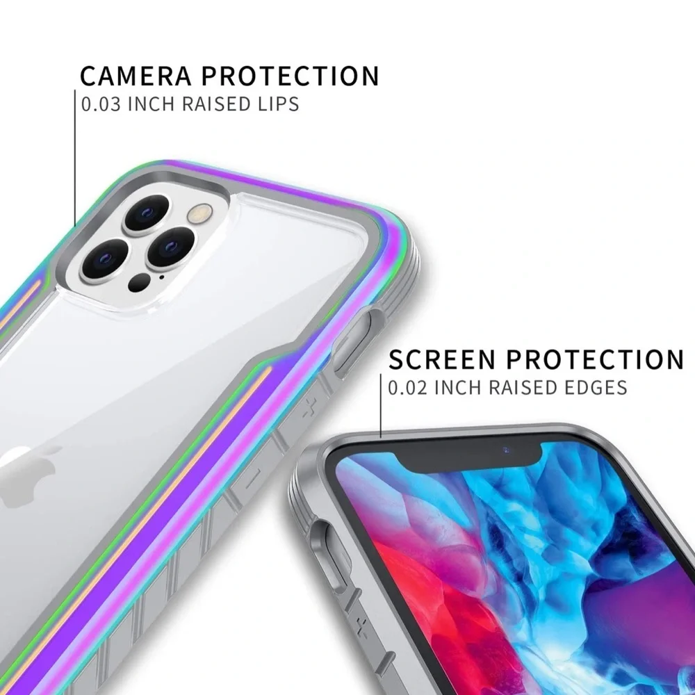 Military grade for iPhone/iPhone 12 Pro Case, Colorful